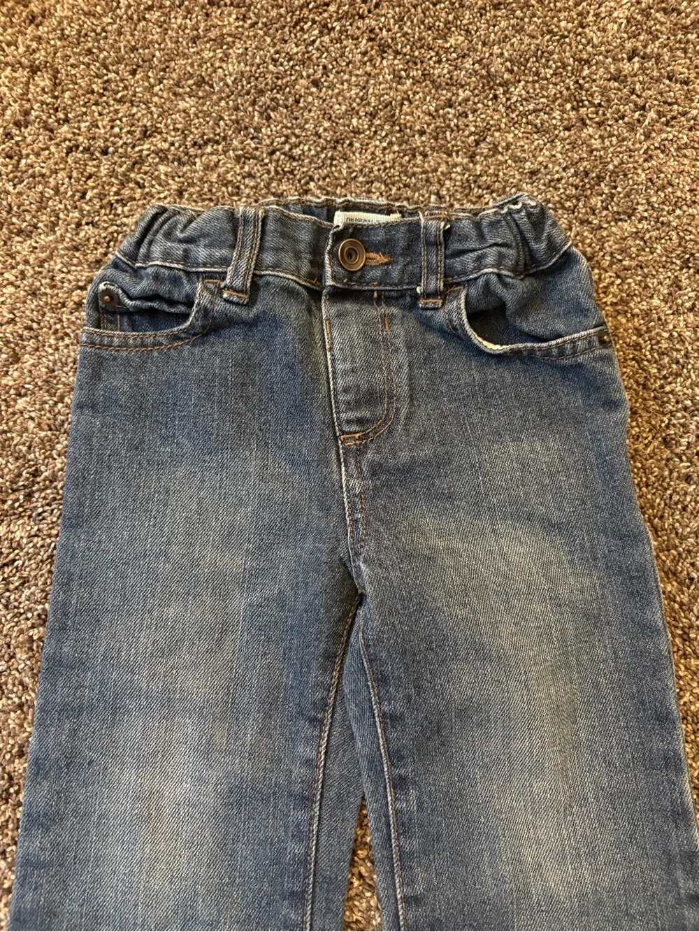 The Children's Place Classic Kids Blue Denim Jeans - Bootcut